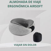 ALMOHADA DE VIAJE ERGONÓMICA AIR SOFT